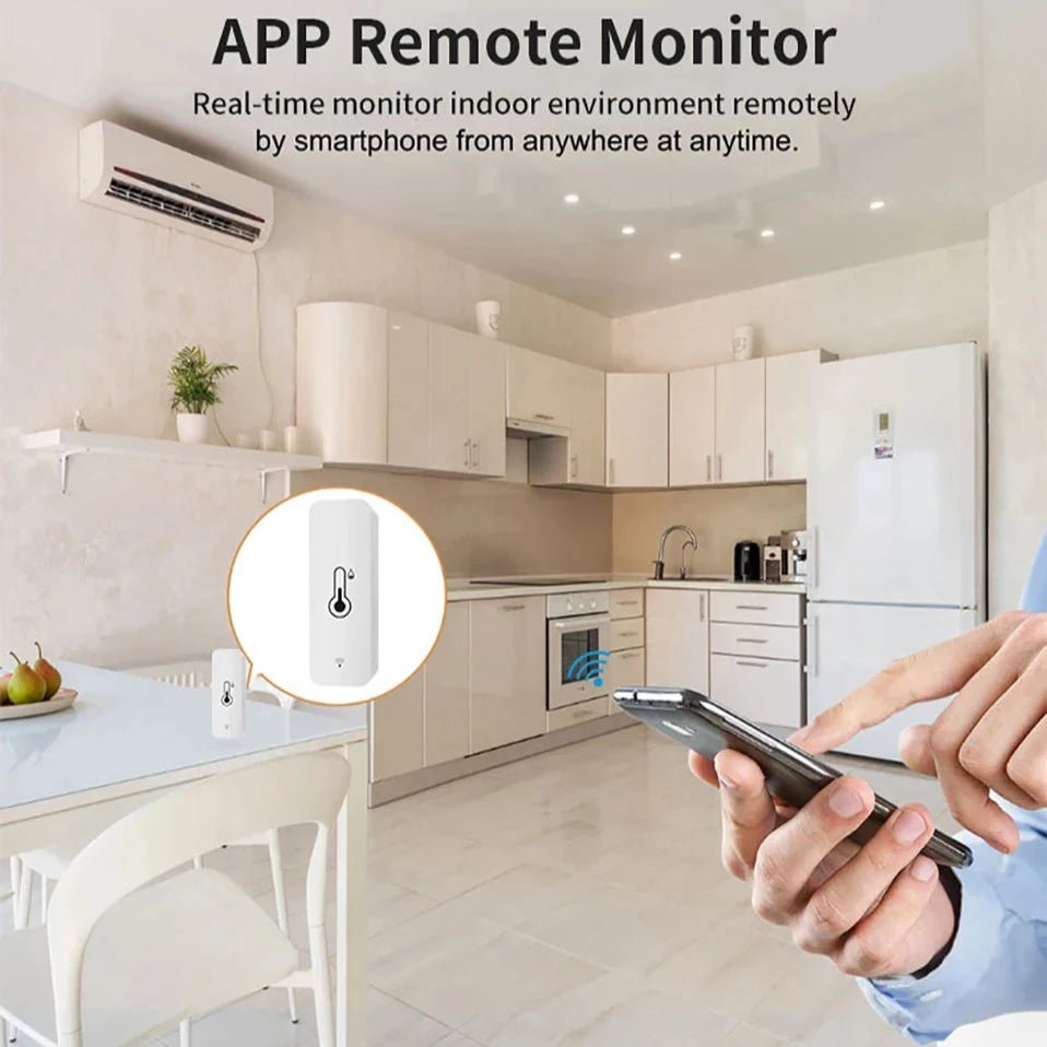 Capteur de Température et Humidité WiFi SmartLife - KanLik
