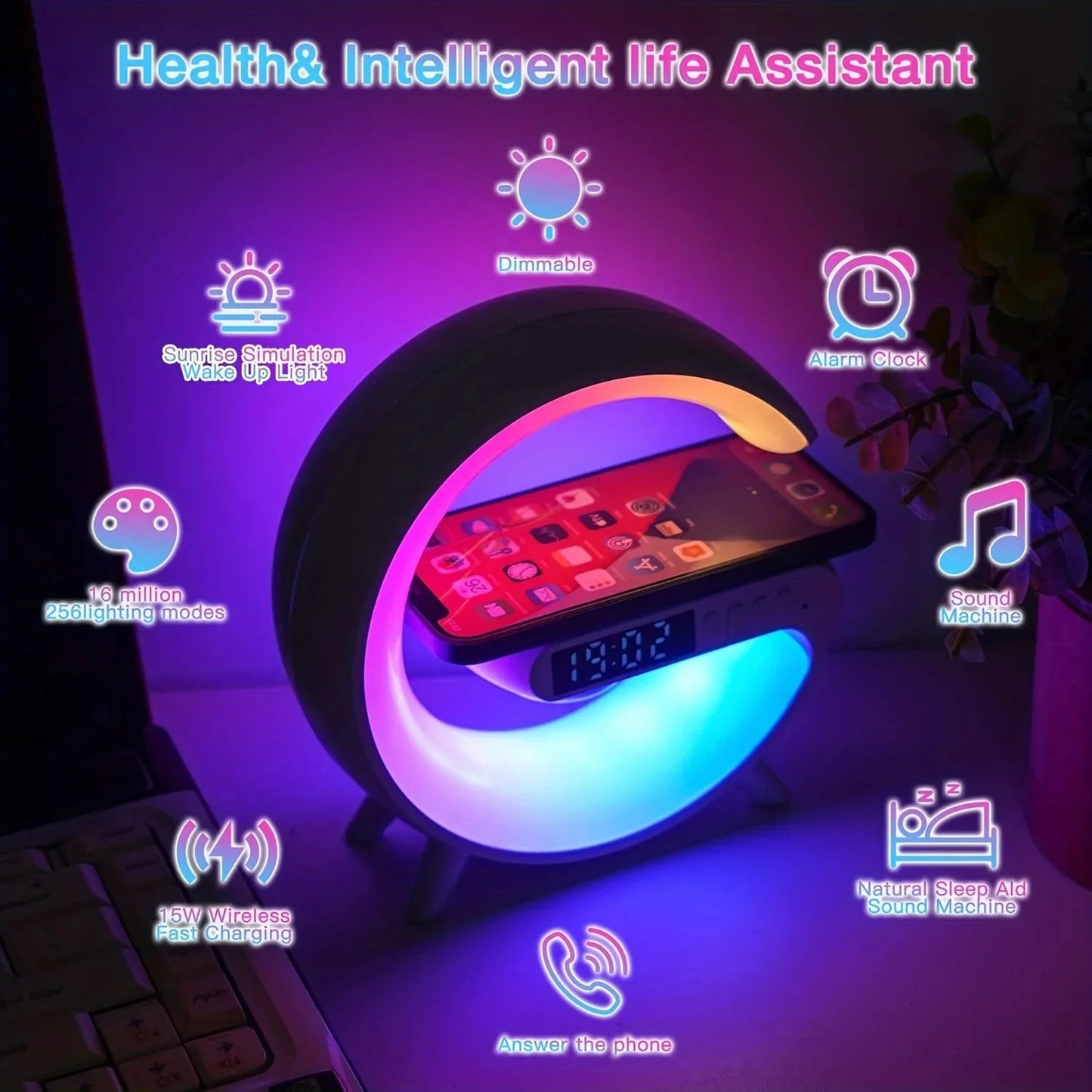 Lampe de Chargement Sans Fil Multifonctionnelle - KanLik