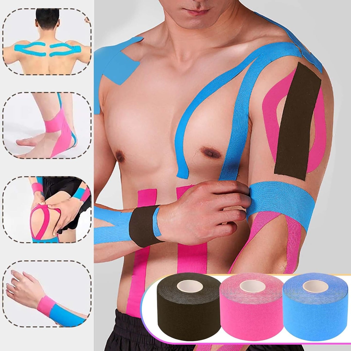 لاصق علاجي رياضي (5 متر) KINESIOLOGY TAPE - KanLik