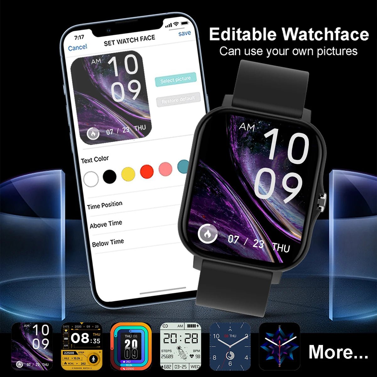 Montre Connectée pour Fitness et Style - KanLik