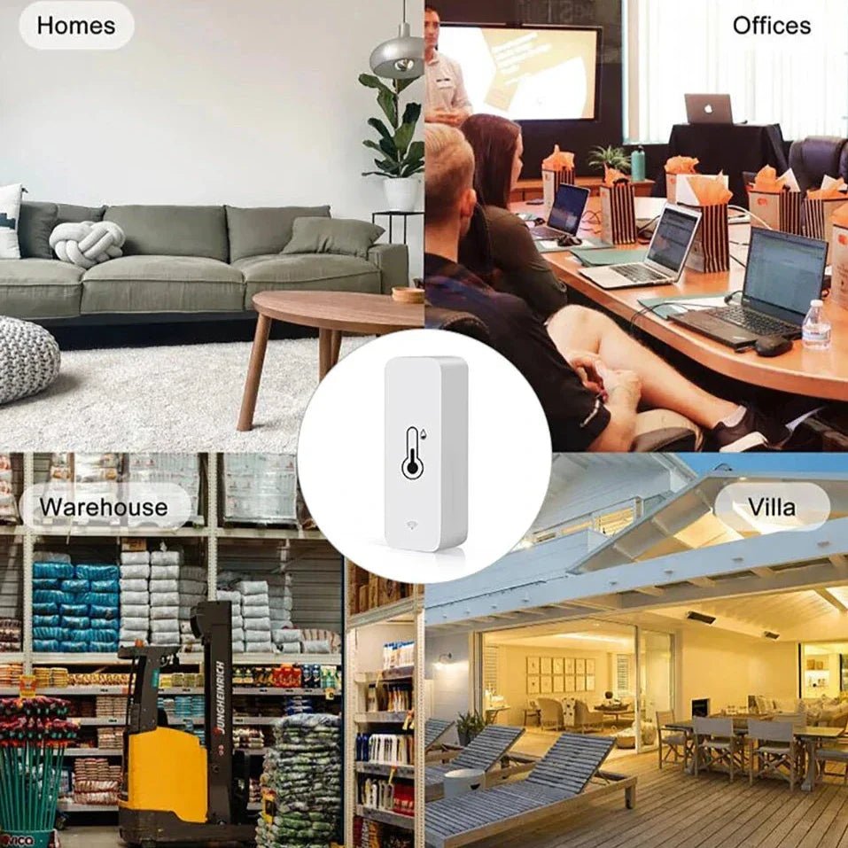 Capteur de Température et Humidité WiFi SmartLife - KanLik