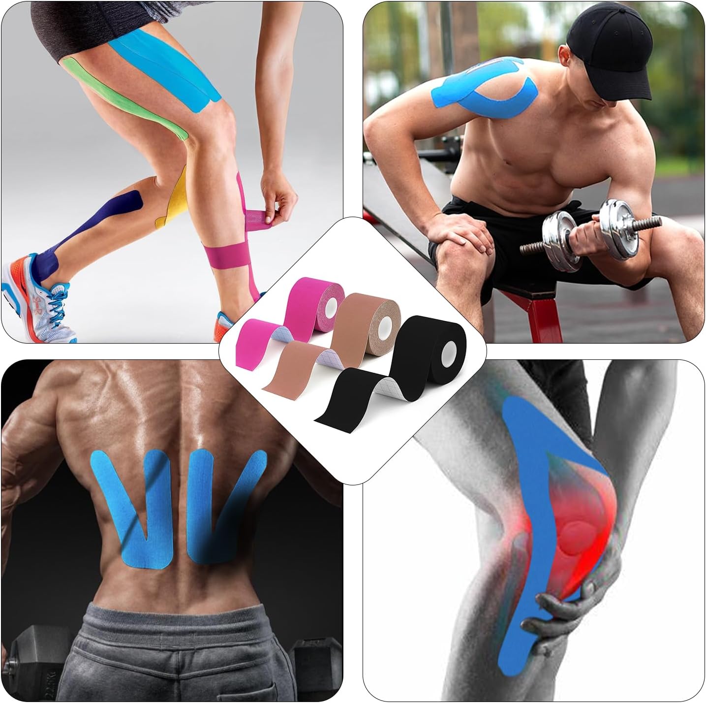 لاصق علاجي رياضي (5 متر) KINESIOLOGY TAPE - KanLik