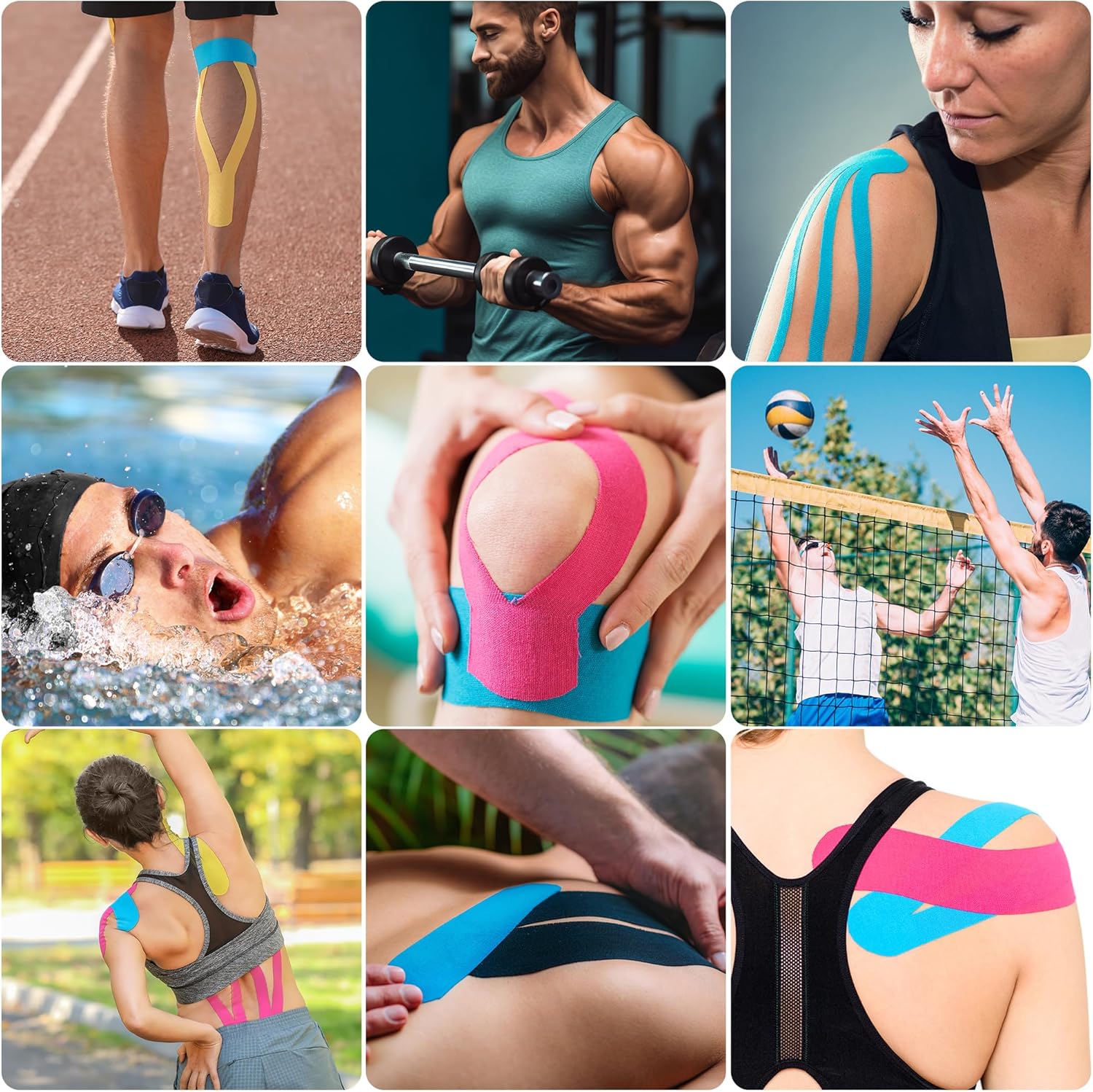 لاصق علاجي رياضي (5 متر) KINESIOLOGY TAPE - KanLik