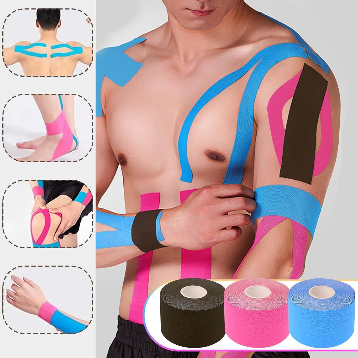 لاصق علاجي رياضي (5 متر) KINESIOLOGY TAPE - KanLik
