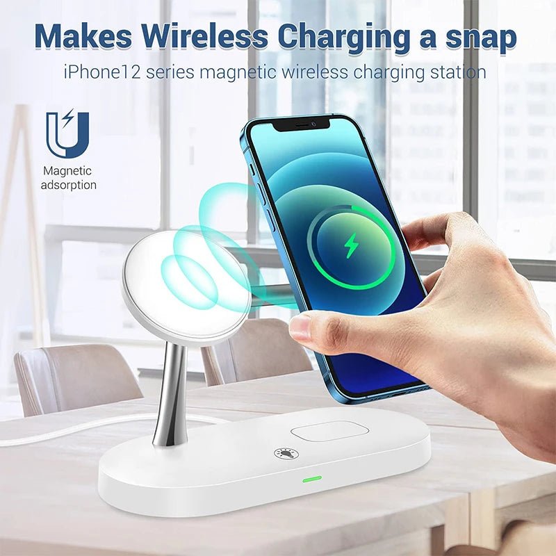 Station de Chargeur Sans Fil Magnétique 3 - en - 1 - KanLik